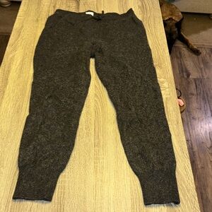 Cozy Grey Cashmere Pants